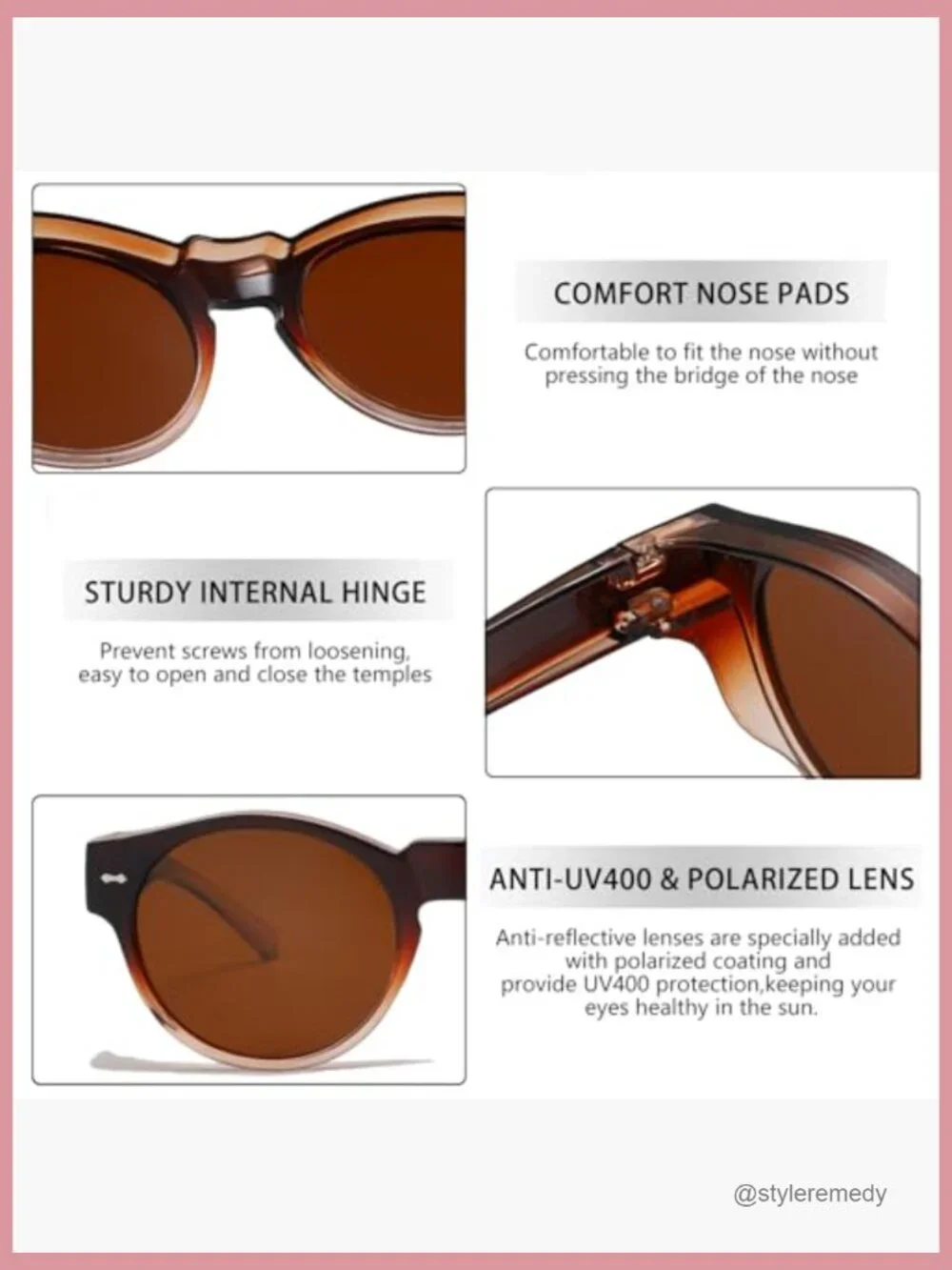 Polarized Fit Over Sunglasses Round Frame Driving Travel